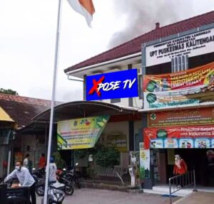 Detik-Detik Puskesmas Kalitengah Terbakar