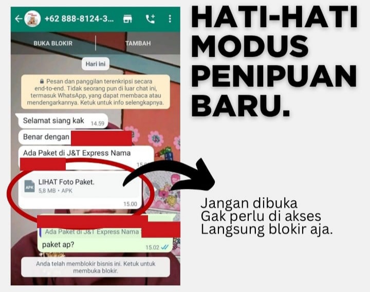 Modus penipuan baru