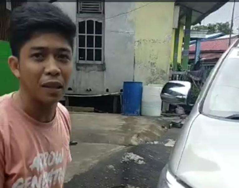 Supir mobil dinas Pemda Melawi 