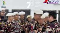 Bupati Bekasi Dani Ramdan menghadiri pelantikan pengurus cabang Forum Komunikasi Putra-Putri Purnawirawan dan Putra-Putri TNI-Polri (FKPPI) 0907 Kabupaten Bekasi, Jawa Barat periode 2023-2028