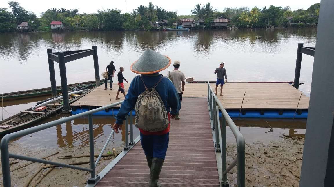 Halte sungai gunung Senujuh 