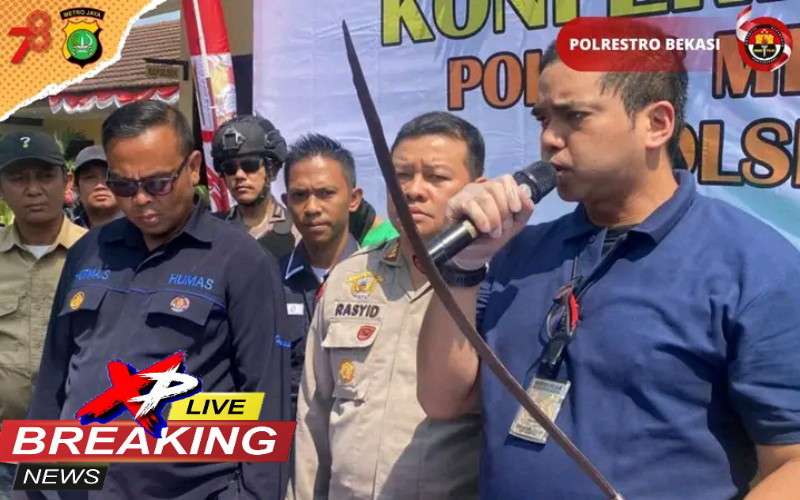 Polres Bekasi bersama Polsek Setu menangkap lima pelaku begal sadis serta dua pelaku pencurian sepeda motor di Kecamatan Setu.