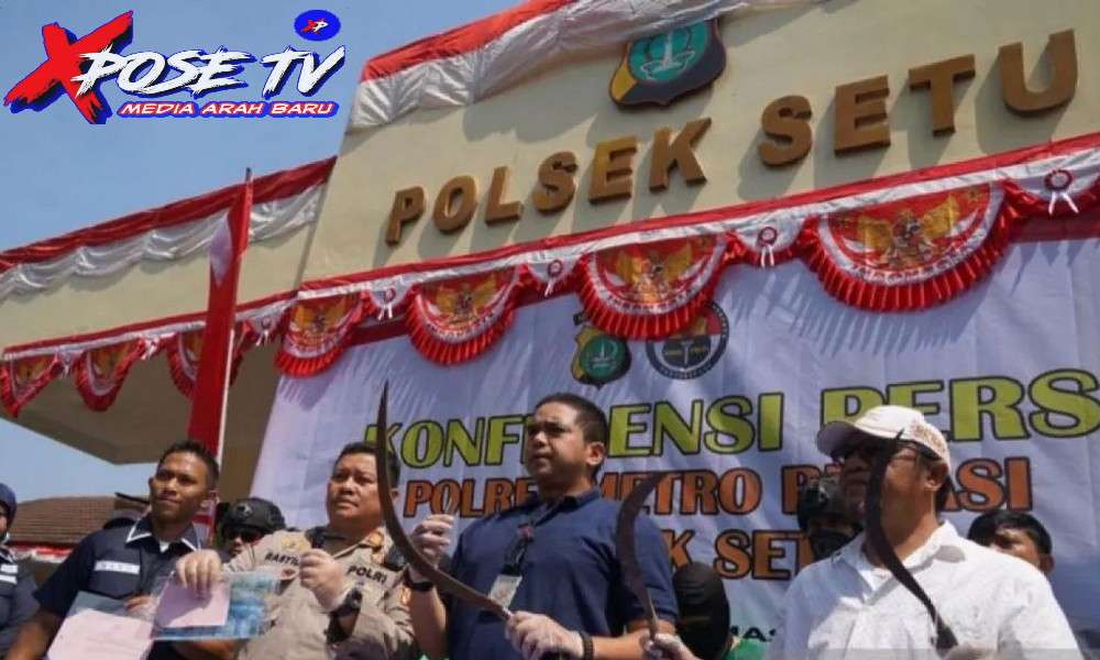 Polsek Setu Bekasi Tangkap Pelaku Pencurian Kendaraan Bermotor