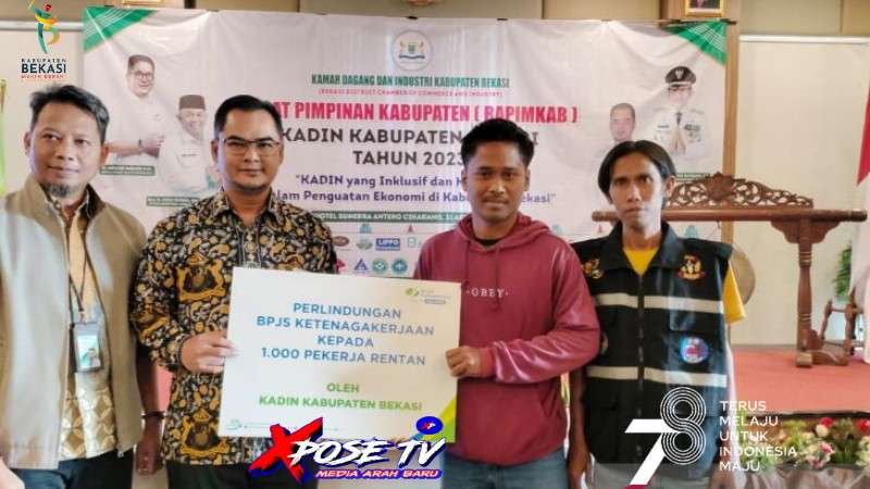 Kadin Bekasi gandeng BPJAMSOSTEK berikan perlindungan 1.000 pekerja rentan