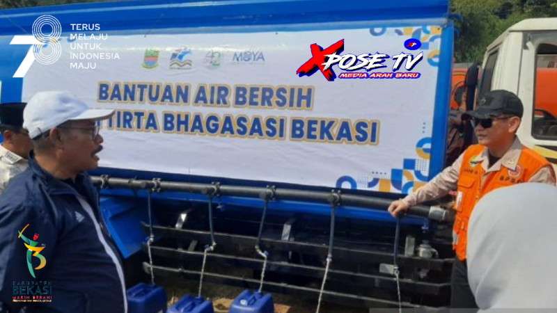 Pemasangan 1.000 sambungan PDAM di Cibarusah Gratis Dari Pemkab Bekasi