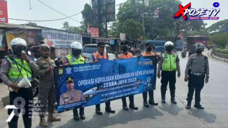 Operasi Zebra Jaya di Bekasi prioritas penindakan tujuh pelanggaran lalu lintas