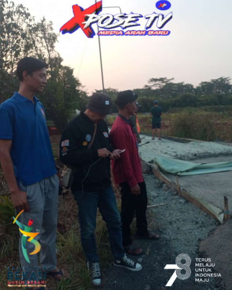 Proyek jaling desa cibening kecamatan setu kabupaten bekasi