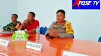 Kapolsek Boliyohuto Iptu Rudi Simbala Himbau Warga Desa Iloheluma.