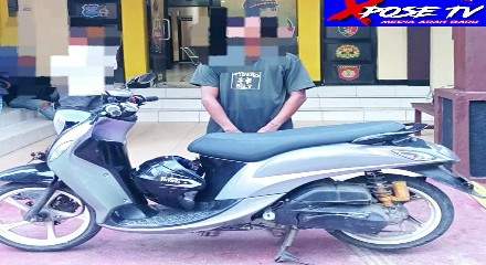 Nekat Curi Motor Di Halaman, Team Rajawali Polresta Gorontalo Kota Amankan Seorang Remaja