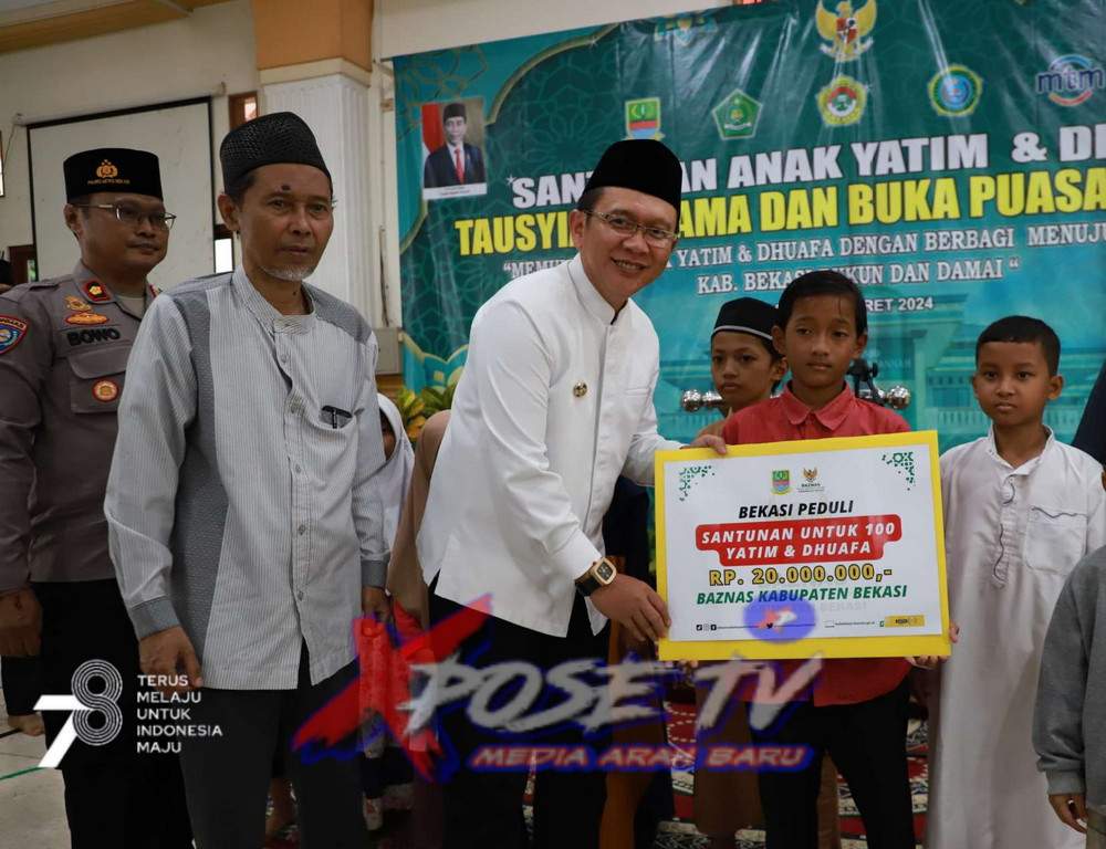 Kolaborasi LDII-PemKab Bekasi Dalam Giat Santunan Anak Yatim Dan Dhuafa