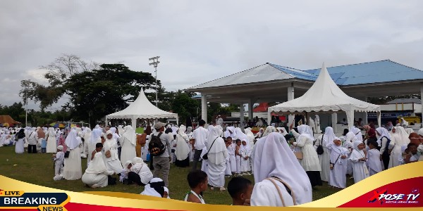 Tk Teratai Desa Parungi,Mengikuti Latihan Manasik Haji.