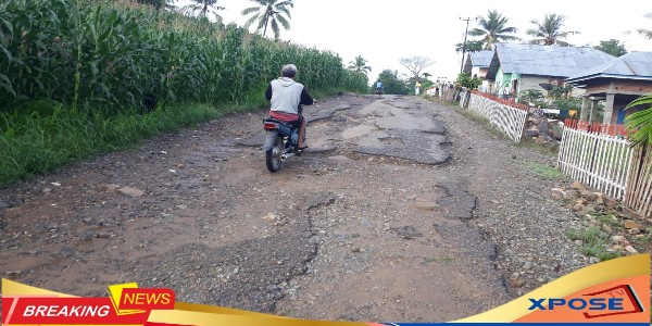 Cuma Janji Janji,Baru Tidak Ada Tindakan Perbaikan Jalan Di Desa Talumopatu Kec.Mootilango.