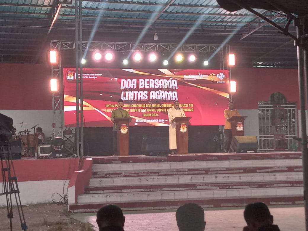 KPU Kabupaten Malaka Gelar Doa Bersama Lintas Agama