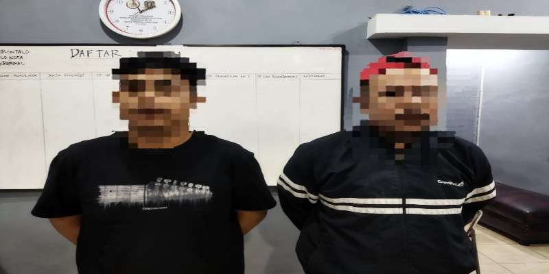 Dua Pria Diamankan Team Rajawali setelah Lakukan Penganiayaan di Depan Kolam Renang Lahilote