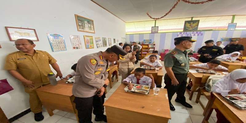 Kapolresta Hadiri Peluncuran Program Makan Bergizi Gratis