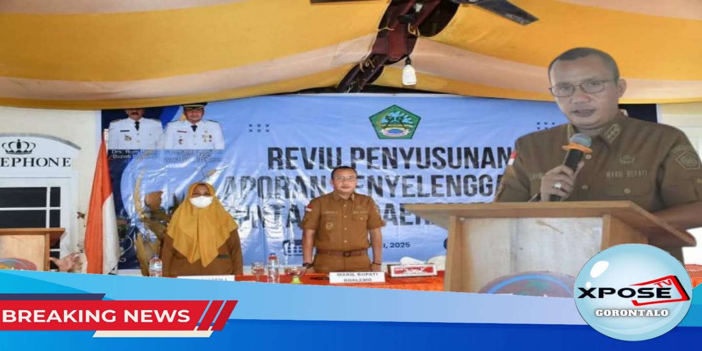 Wakil Bupati Boalemo Membuka Kegiatan Review