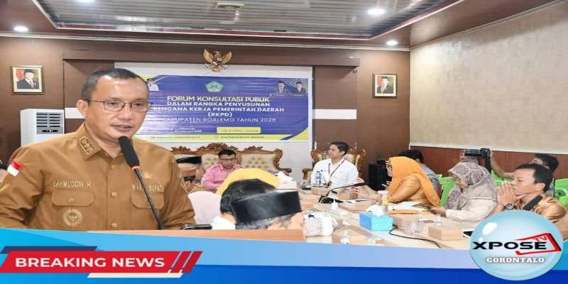 Wakil Bupati Lahmudin Hambali Hadiri Forum Konsultasi Publik RKPD