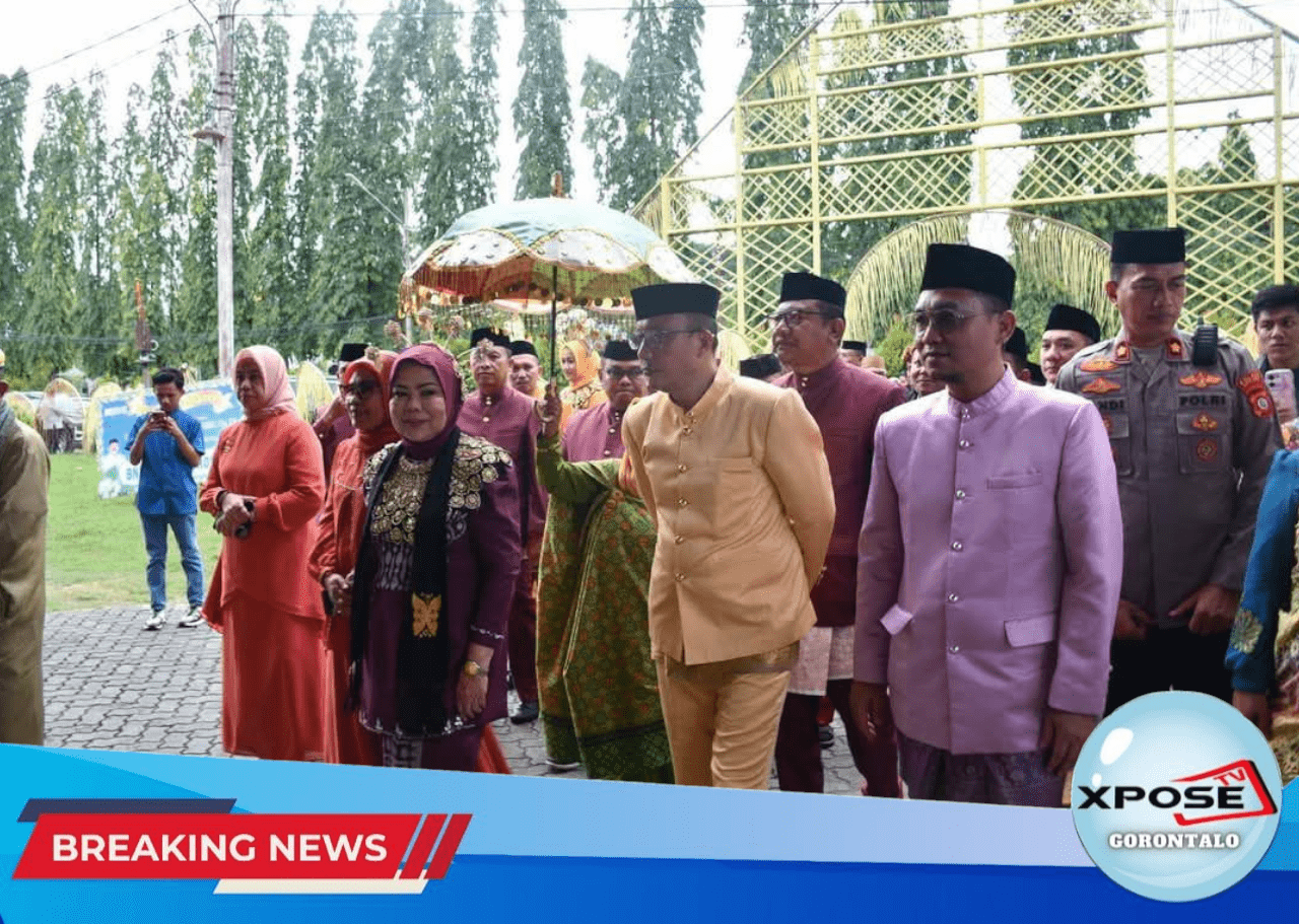 Pemerintah Kabupaten Boalemo Sambut Wakil Gubernur Gorontalo dengan Adat Mopotilolo