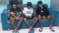 Tiga Pria Diamankan Sat Narkoba Polresta Gorontalo Kota