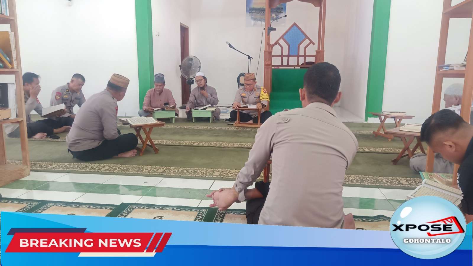 Momen Ramadhan, Kapolresta Gorontalo Kota Gelar Tadarus Al-Qur'an Bersama Personil