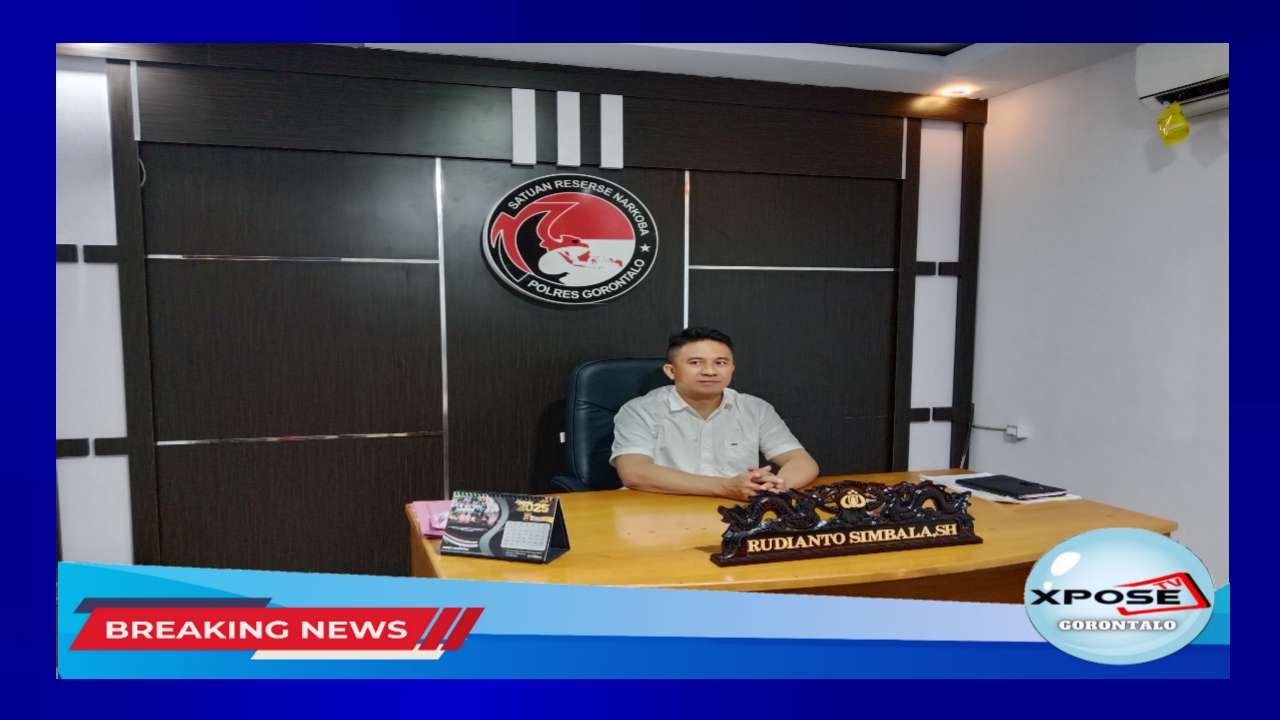 Kasat Narkoba Polres Gorontalo Bantah Terima Uang Rp 10 Juta Dari Orang Yang Tak Dikenalnya