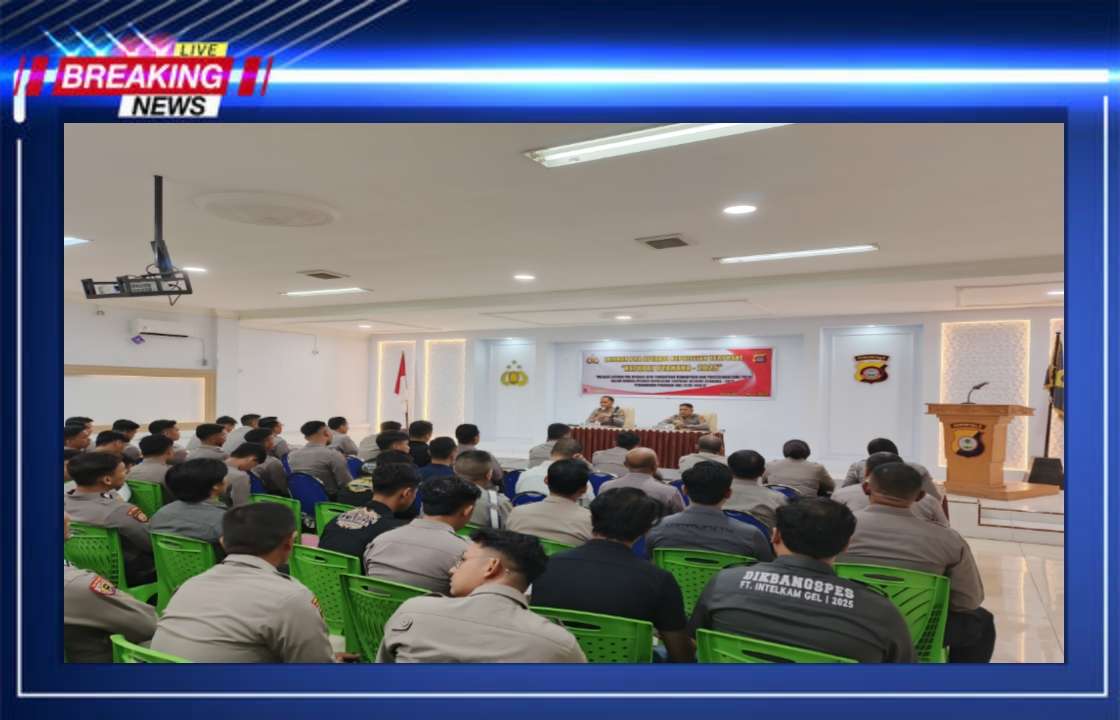 Pimpin Giat Lat Pra OPS Ketupat Otanaha 2025, Ini Pesan Kapolresta Gorontalo Kota