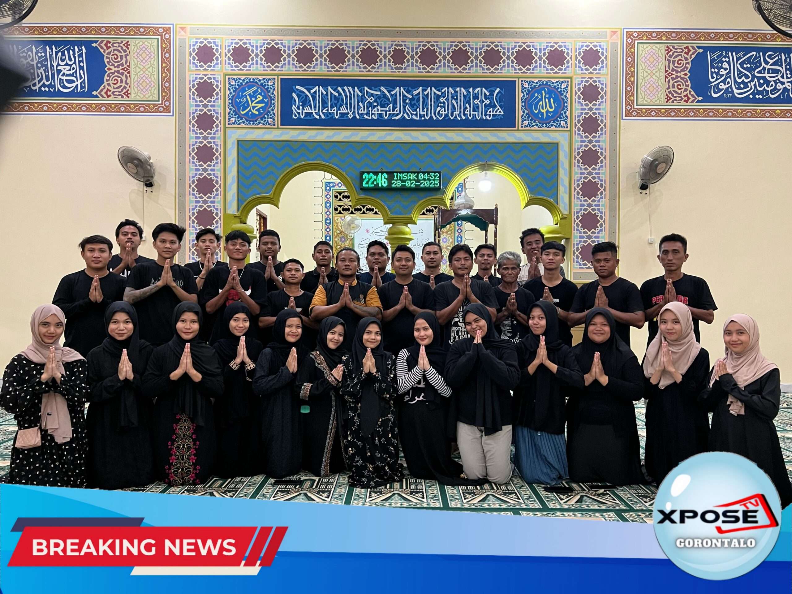 Tumbilatohe di Mesjid Al Husna Bone Bolango Yang Menggabungkan Tiga Desa Sarat Kebersamaan