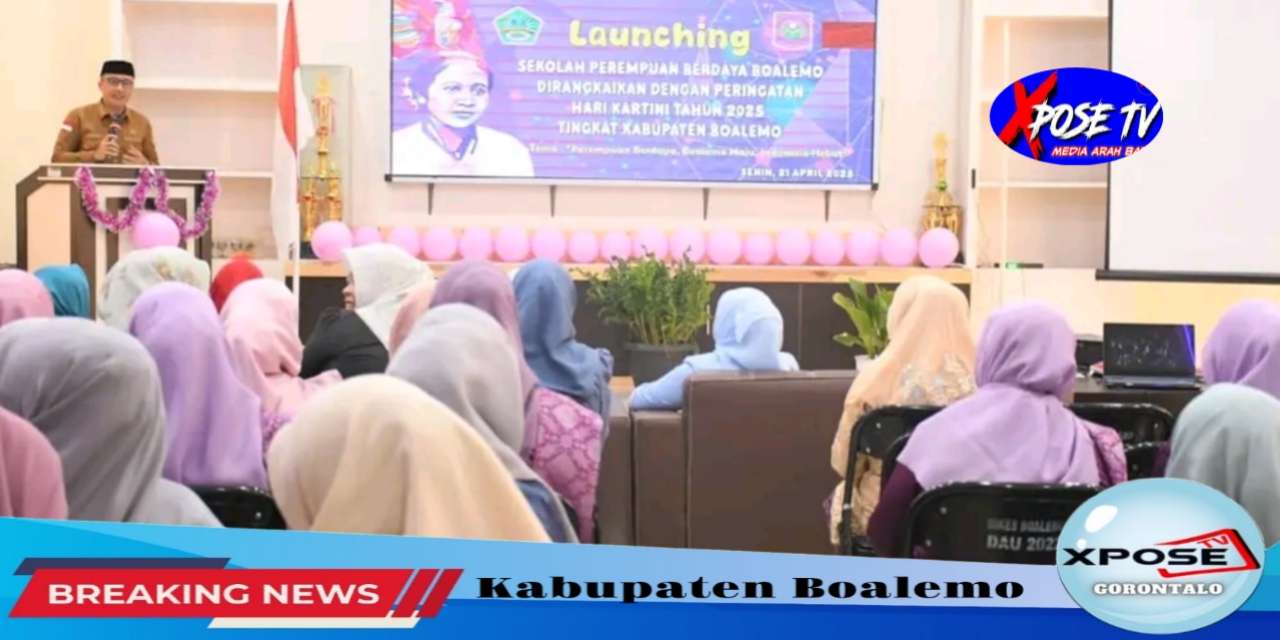 Wakil Bupati Boalemo Hadiri Launching Sekolah Perempuan Berdaya dan Peringatan Hari Kartini 2025