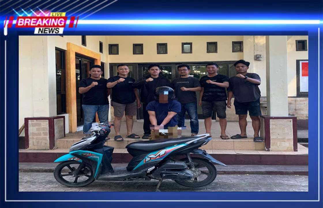 Berhasil Ungkap Pelaku Curanmor Oleh Polsek Kota Tengah