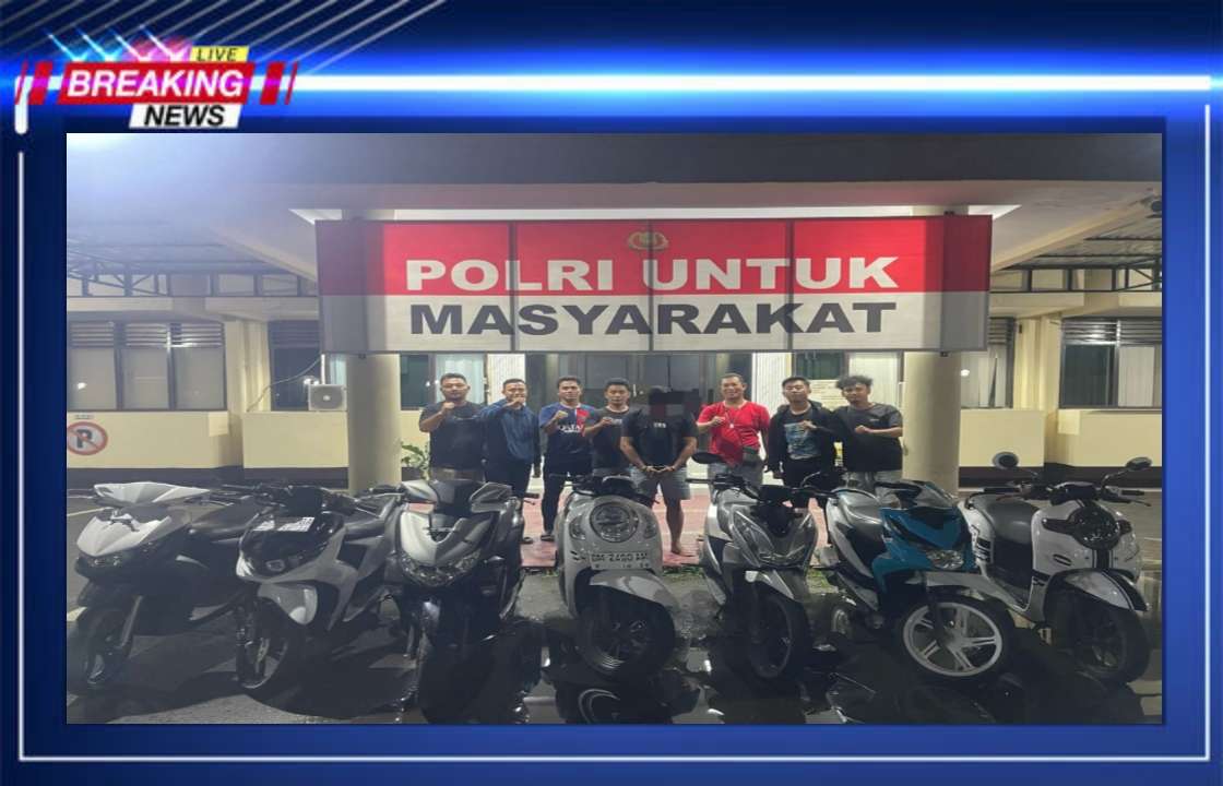 Ungkap Kasus Curanmor, sembilan Unit Sepeda Motor Diamankan