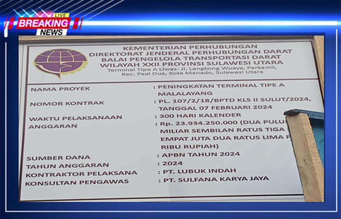 Anggota Dewan Provinsi Sulut Diduga Ancam Wartawan Terkait Investigasi Proyek Rp23,9 Miliar