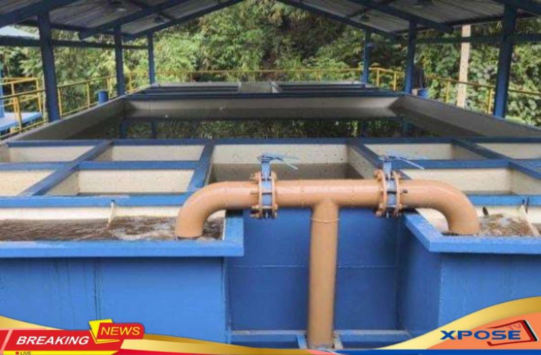 Proyek Sistem Penyediaan Air Minum (SPAM) Lotta Pineleng Telah rampung