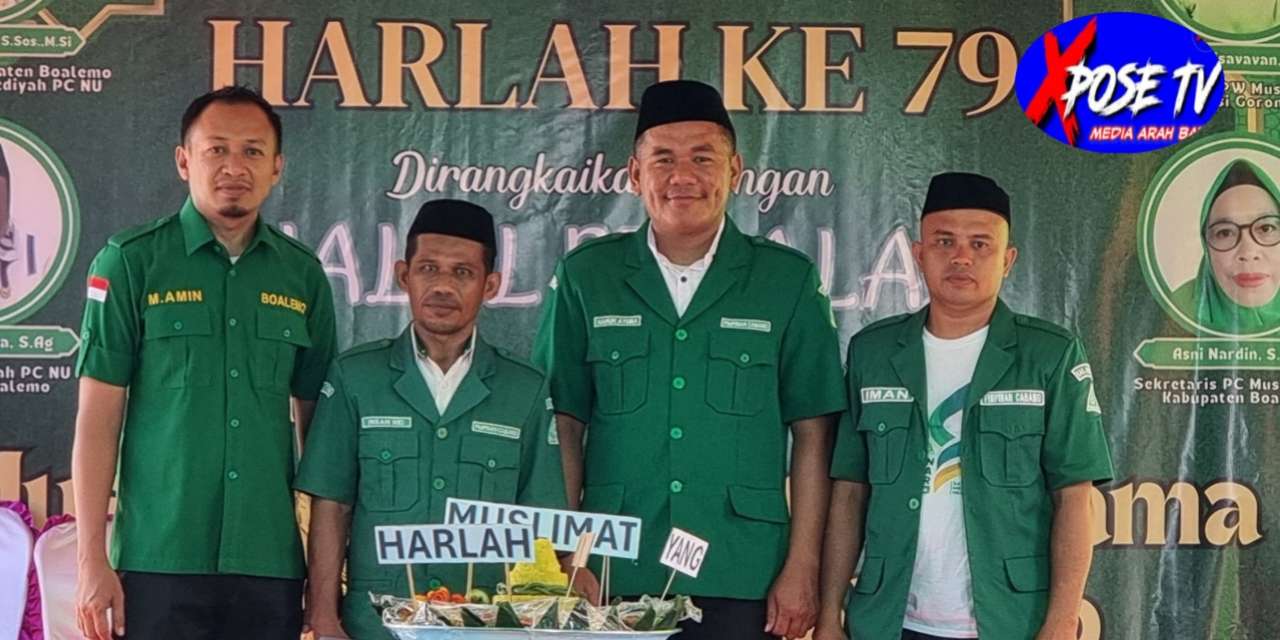 Ketua GP Ansor Boalemo Hadiri Peringatan Harlah ke-79 Muslimat NU dan Halal Bih Halal