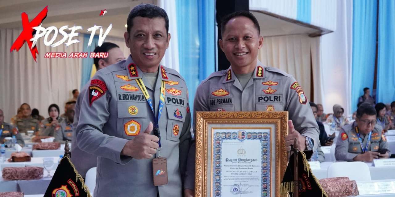 Polresta Gorontalo Kota Raih Penghargaan Kategori Pelayanan Prima (A) dari Kapolri