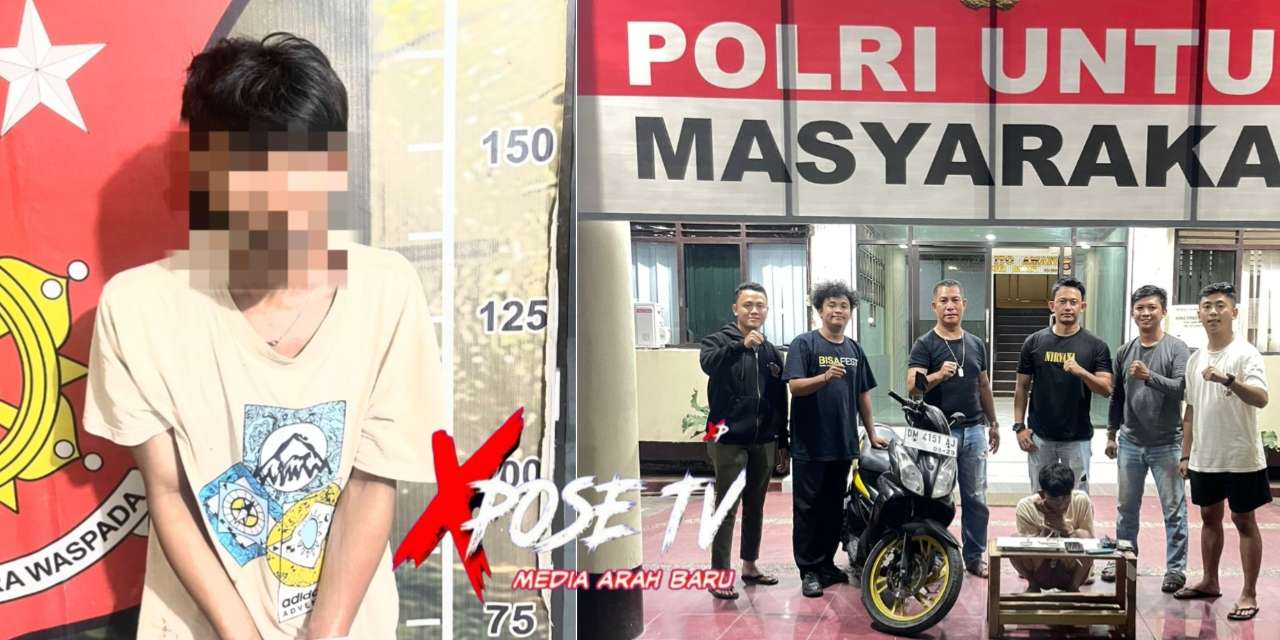 Sat Reskrim Polresta Gorontalo Kota dan Polsek Dungingi berhasil Amankan Pelaku pencurian Dengan Kerugian 20 Juta Rupiah