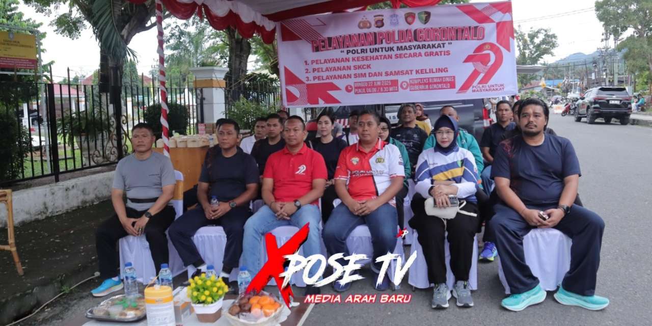 Polresta Gorontalo Kota Meriahkan HUT Bhayangkara ke-79 Lewat Car Free Day dan Zoom Interaktif Kapolri