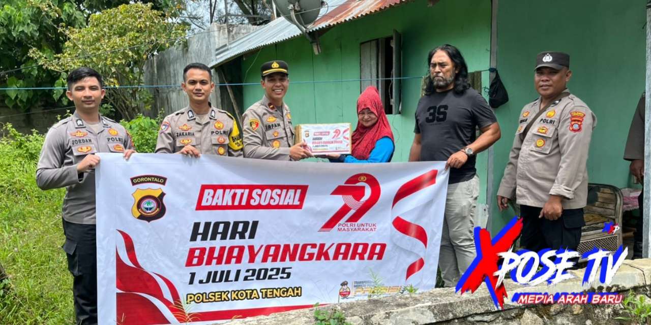 Polsek Kota Tengah Gelar Bakti Sosial dan Salurkan Bantuan bagi Warga Kurang Mampu