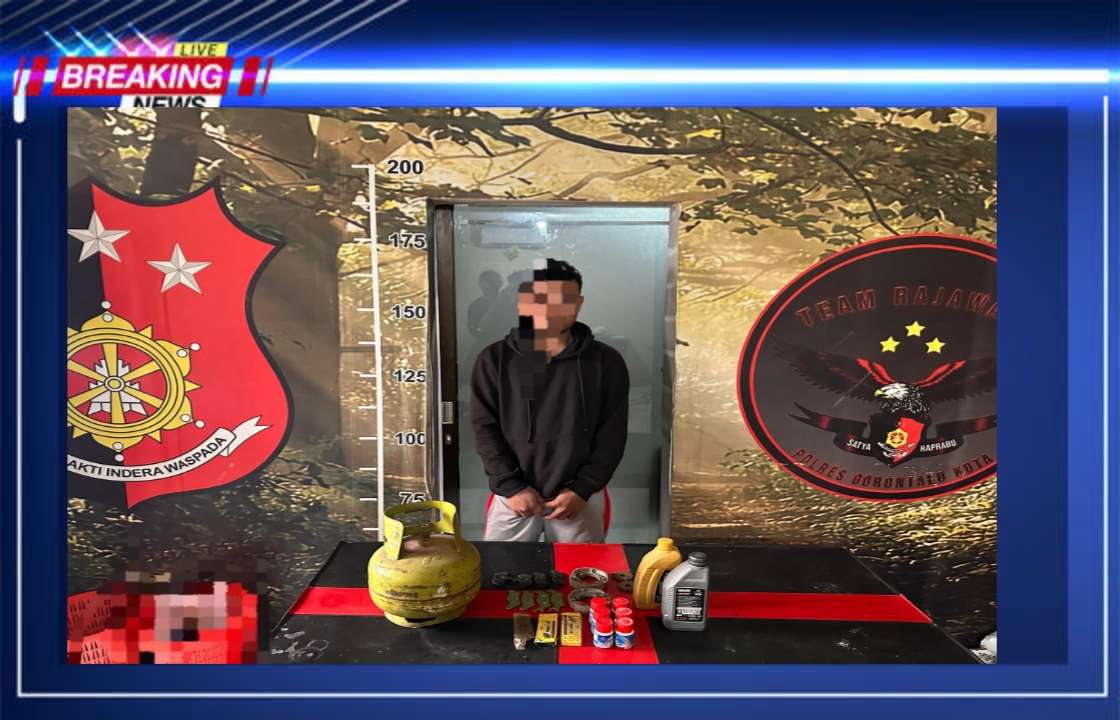 Polresta Gorontalo Bekuk Pelaku Pencurian di Kantor Koperasi Mekar Jaya Indonesia