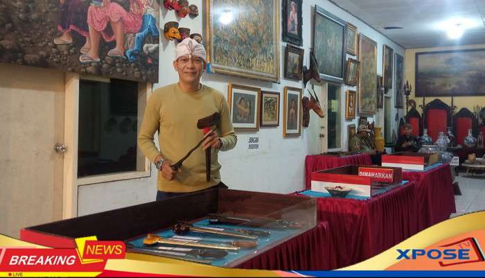 Gunung kawi, sebuah pameran unik bertema Kawero keris Nusantara digelar di kawasan Gunung Kawi, wonosari , Kabupaten Malang