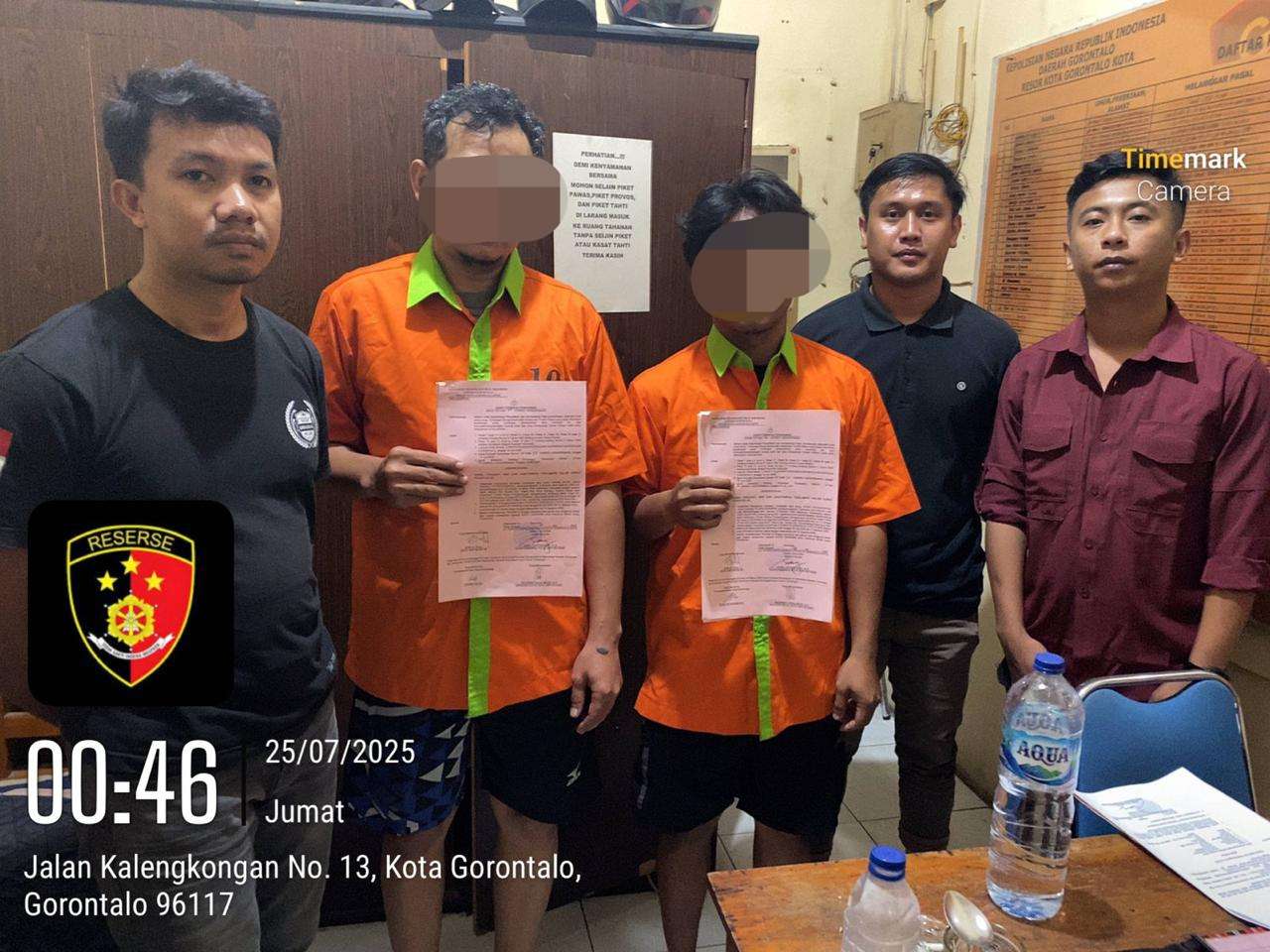 Sat Reskrim Polresta Gorontalo Kota Amankan Dua Pelaku Penganiayaan Di Tempat Pelelangan ikan