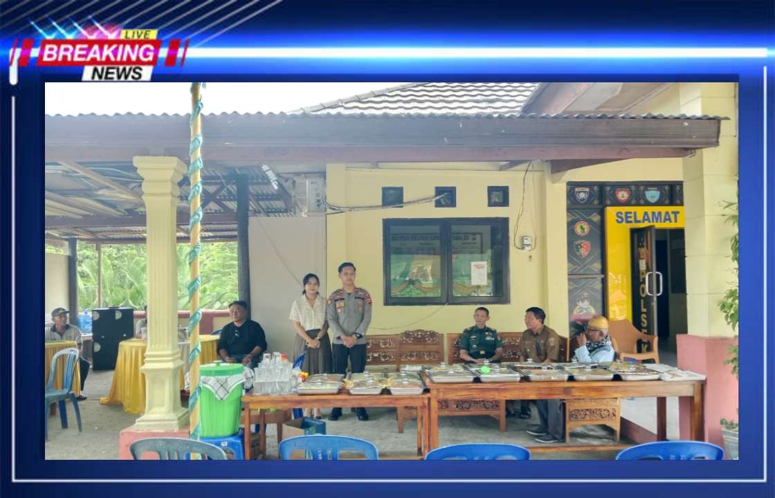 Rasa Syukur Kenaikan Pangkat, Polsek Boliyohuto Adakan Acara Doa Bersama