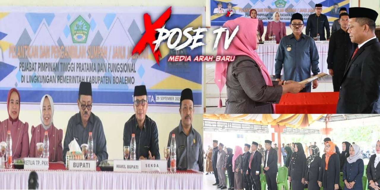 Bupati Boalemo Lantik Pejabat Tinggi Pratama dan Fungsional