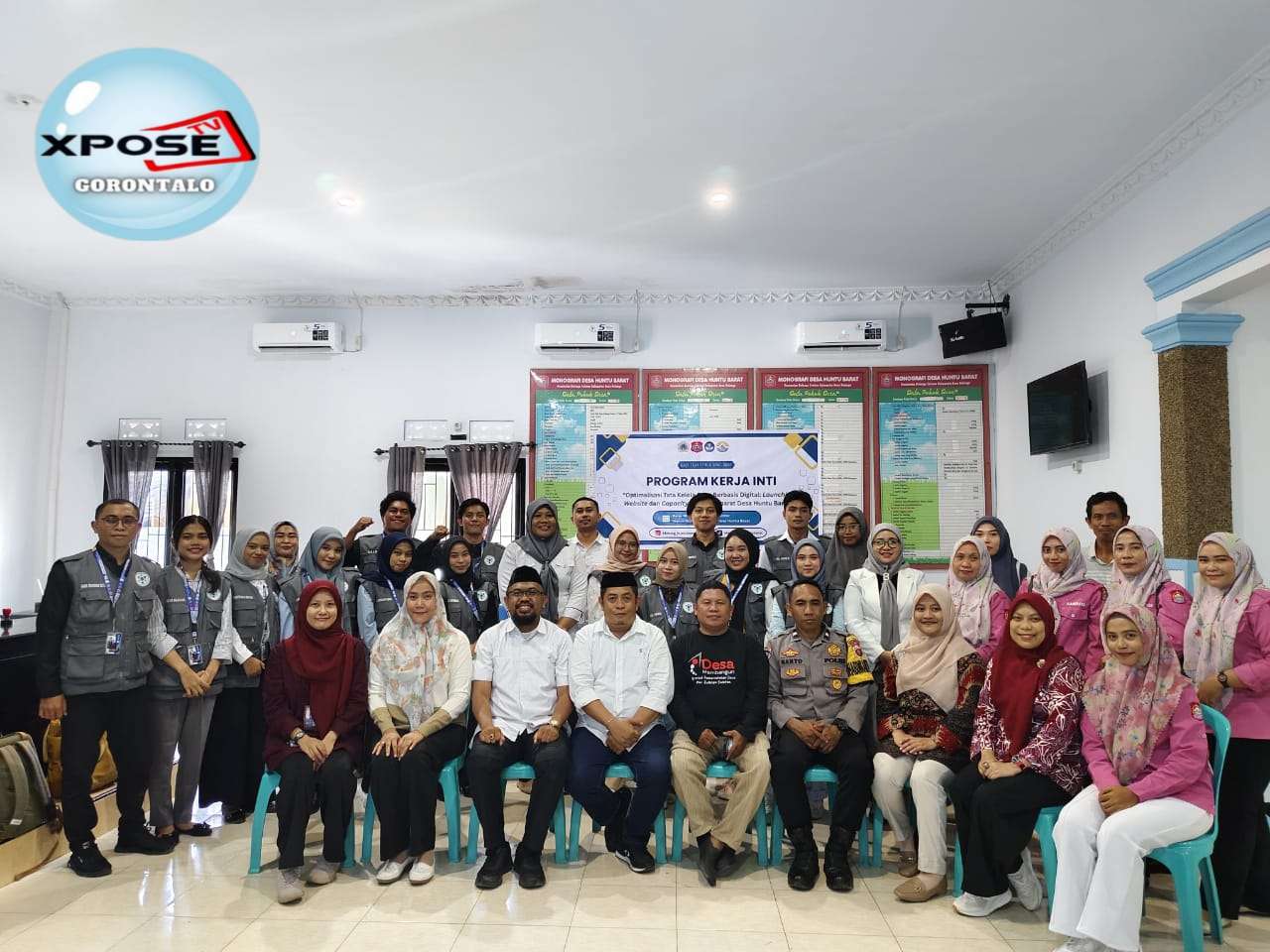 Mahasiswa KKN TEMATIK II UNG Luncurkan Website Desa Huntu Barat