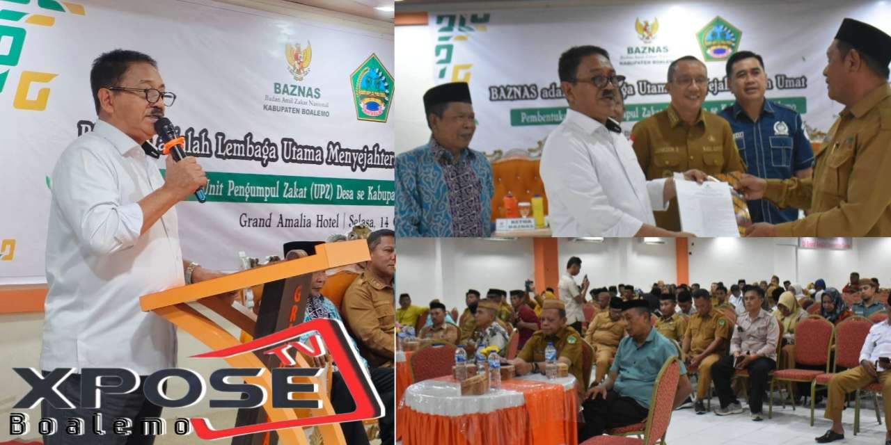 Bupati Rum Pagau Dorong Pembentukan Unit Pengumpul Zakat (UPZ) di Seluruh Desa Boalemo