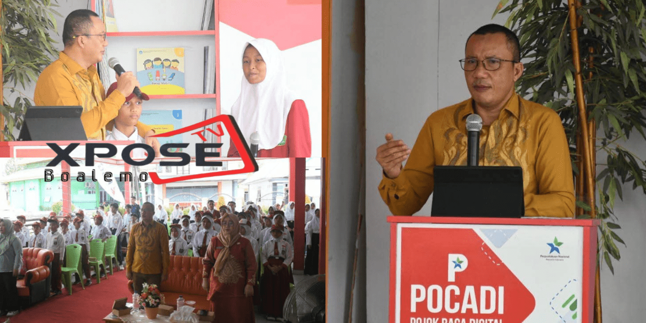 Wabup Boalemo Lahmudin Hambali Buka Kegiatan Literasi Membaca untuk Siswa SD/MI dan SMP