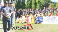 Bupati Rum Pagau Resmi Buka Turnamen Bupati Cup U-12, Tegaskan Komitmen Pembinaan Olahraga Usia Dini di Boalemo