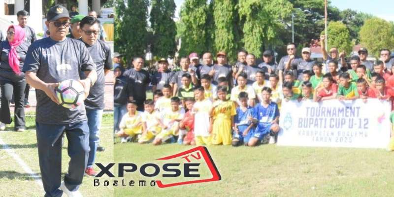 Bupati Rum Pagau Resmi Buka Turnamen Bupati Cup U-12, Tegaskan Komitmen Pembinaan Olahraga Usia Dini di Boalemo