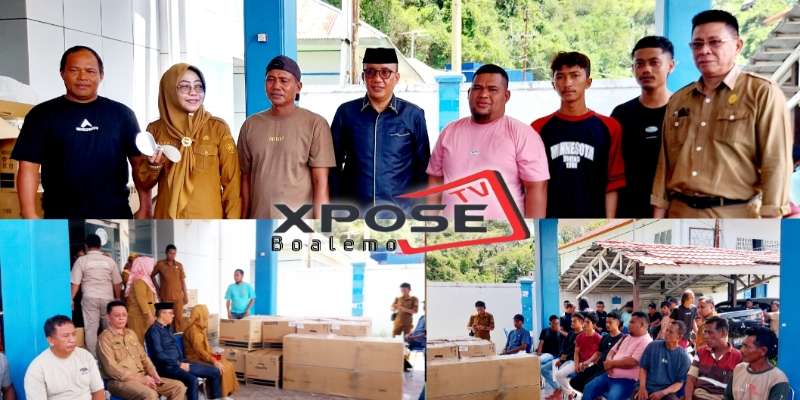 Wakil Bupati Boalemo Serahkan Bantuan Mesin bagi Nelayan Secara Simbolis