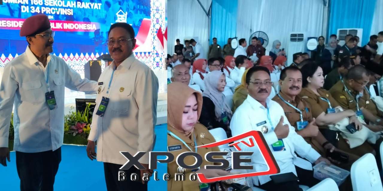 Boalemo Dipilih Jadi Lokasi Sekolah Rakyat Terintegrasi Nasional, Rum Pagau Hadiri Peluncuran Bersama Presiden RI