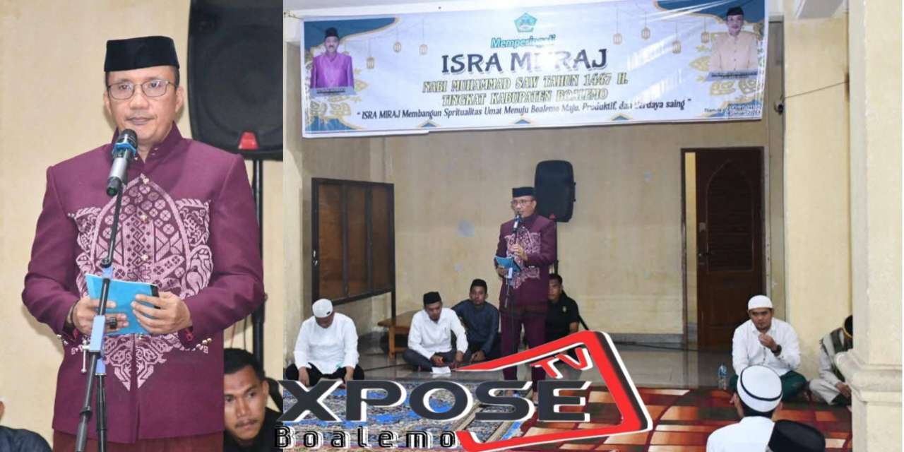Peringatan Isra Mi’raj Tingkat Kabupaten Boalemo, Wakil Bupati Tekankan Penguatan Iman dan Tanggung Jawab Sosial